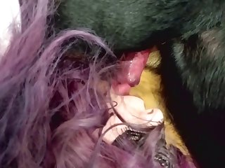 Leaking Any More Of His Cum As If His Tongue Sealed Her Pussy