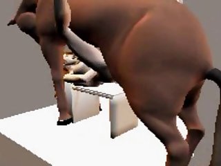 3d Animation Horse And Woman