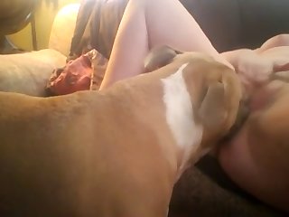 Retard Guy Trying To Fuck His Mom Sister And Dog