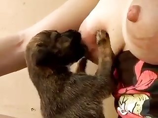 White Girl Fucks Dog Porn