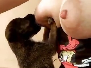 White Girl Fucks Dog Porn