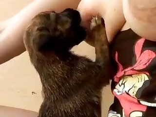 White Girl Fucks Dog Porn