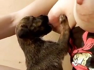 White Girl Fucks Dog Porn